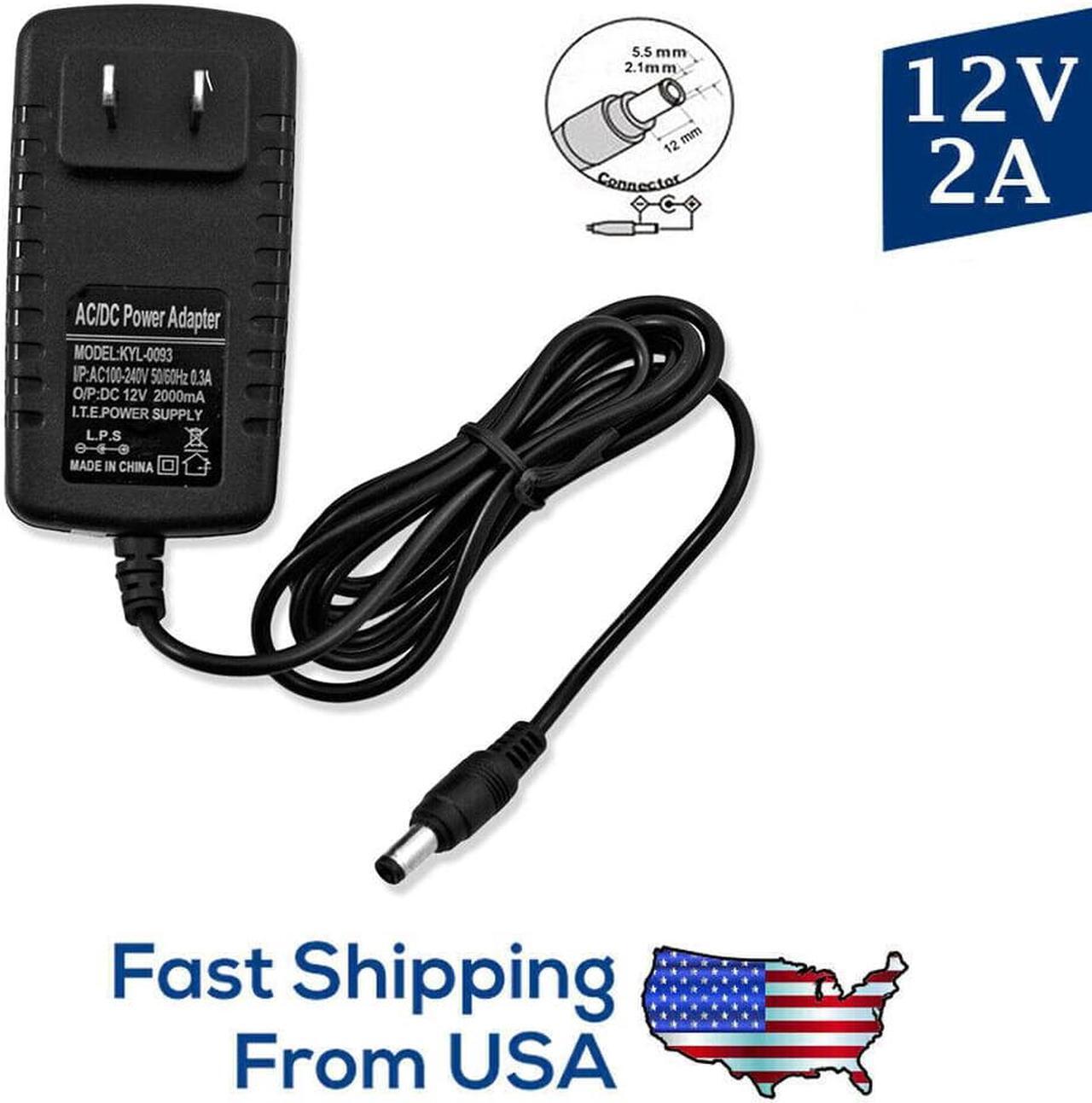 Alt view image 7 of 7 - AC 100-240V to DC 12V 2A Power Supply Adapter Heavy-Duty LED Light Strip 24W SMD