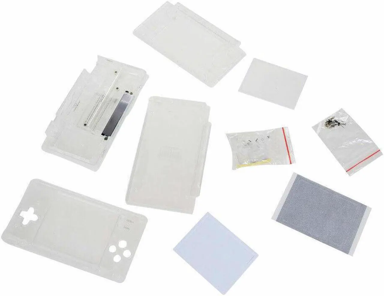 Alt view image 4 of 7 - Full Replacement Housing Shell Screen Lens Clear For OEM Nintendo DS Lite NDSL