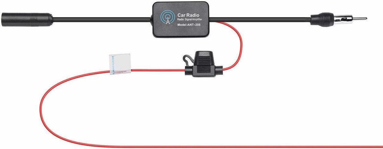 Alt view image 3 of 7 - Car Auto Stereo FM & AM Radio Signal Antenna Aerial Signal Amp Amplifier Booster
