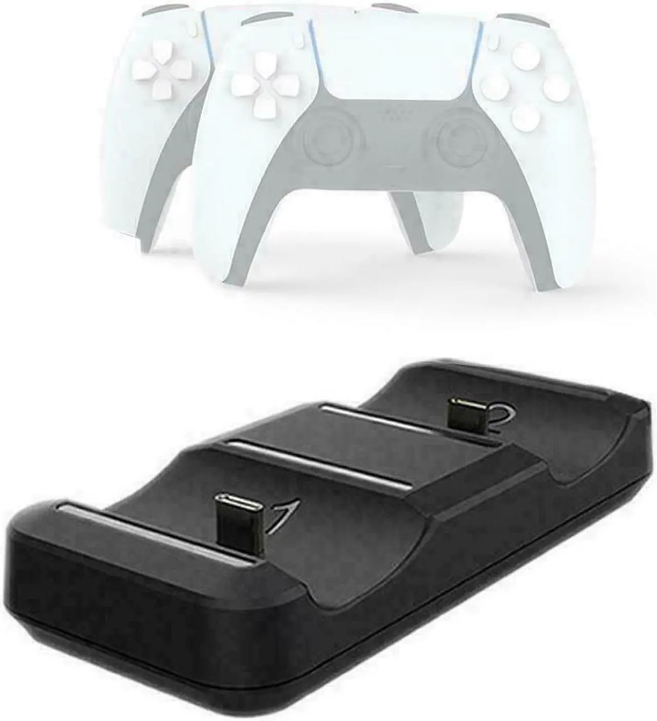 Alt view image 4 of 7 - For Playstation 5 DualSense Dual Controller Fast Charging Station Dock for PS5
