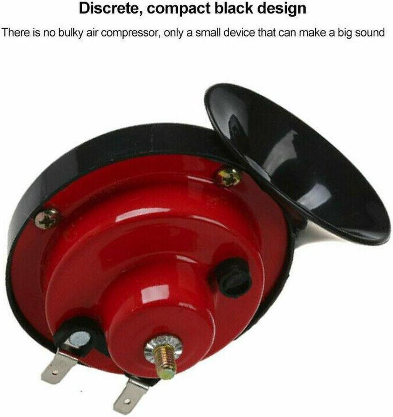 Alt view image 6 of 7 - 2PC 12V 300DB Super Loud Train Air Horn Waterproof Motorcycle Car Truck SUV Boat