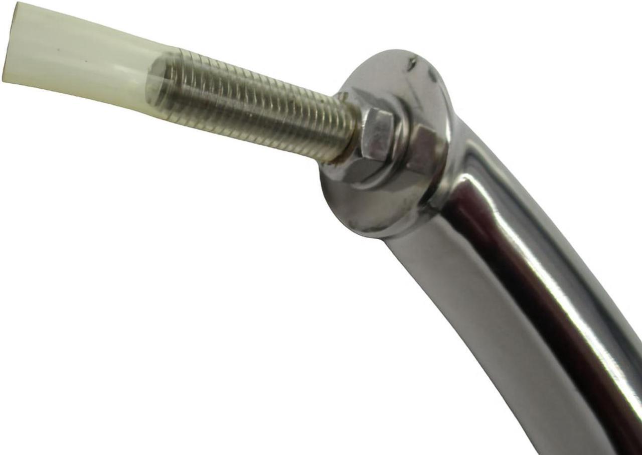 Alt view image 4 of 7 - Asaki 956-02255-00 Fits Marine Boat Grab Handle AISI316 9" Handrails Stainless Steel
