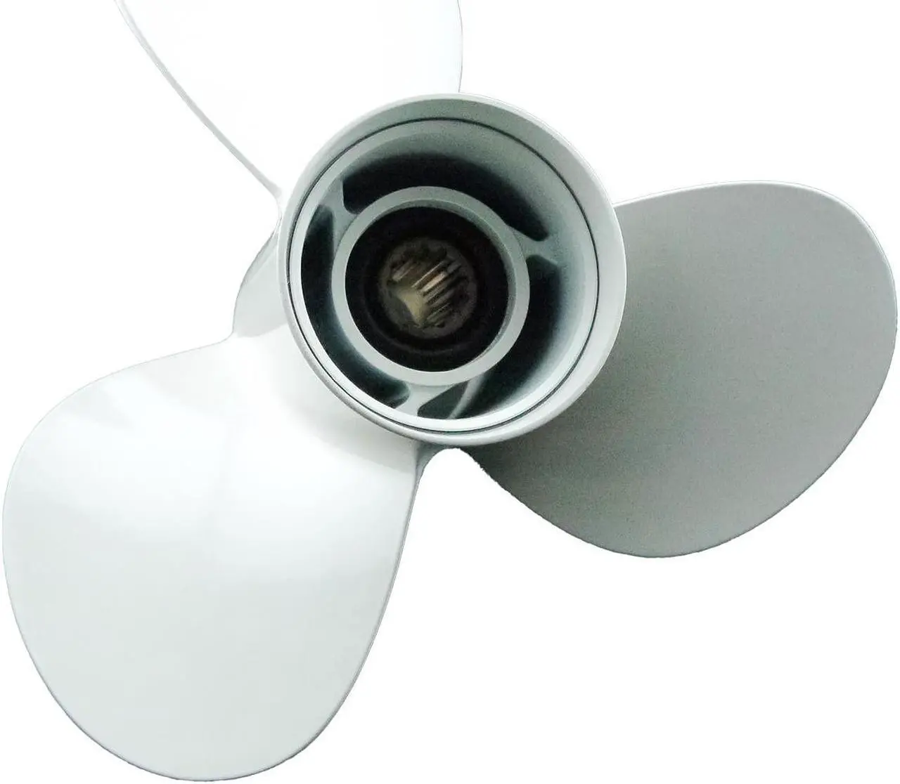 Alt view image 5 of 5 - Asaki 663-45954-01-EL Fits Yamaha outboard Motor 40, 48, 50, 60 HP Propeller hélice 663-45954-01-EL 3X11 3/4X10