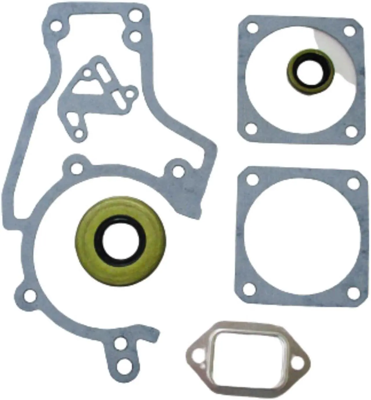 Alt view image 6 of 6 - Asaki 11190071050 Fits STIHL Chainsaw 038, MS380, MS381 Gasket Set With Oil Seal New