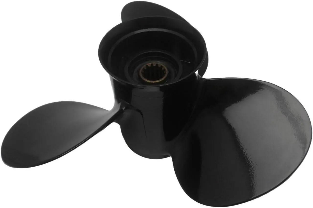 Alt view image 3 of 6 - Asaki 58130-ZV5-870ZA  Fits Honda Outboard 35 40 45 50 HP Propeller hélice 3X11 1/2X14 R