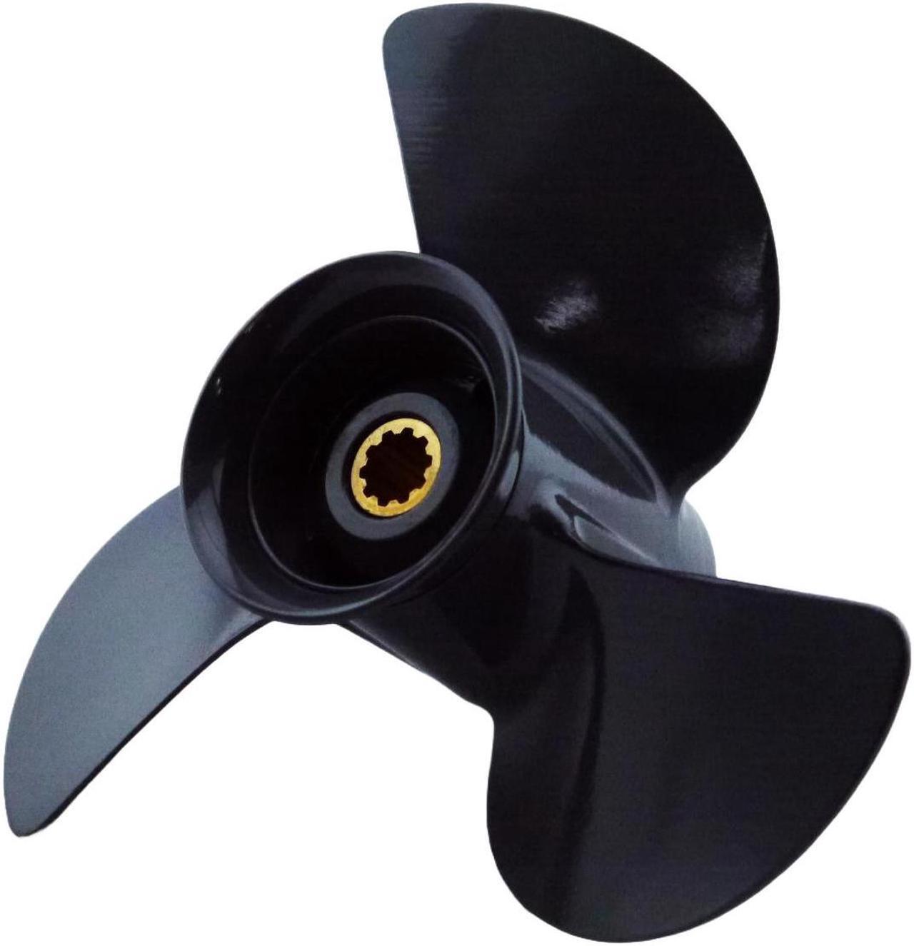 Main image of Asaki 58130-ZV7-850ZA Fits Honda Outboard 25 30 HP Propeller  3X9 3/4X9 7/8