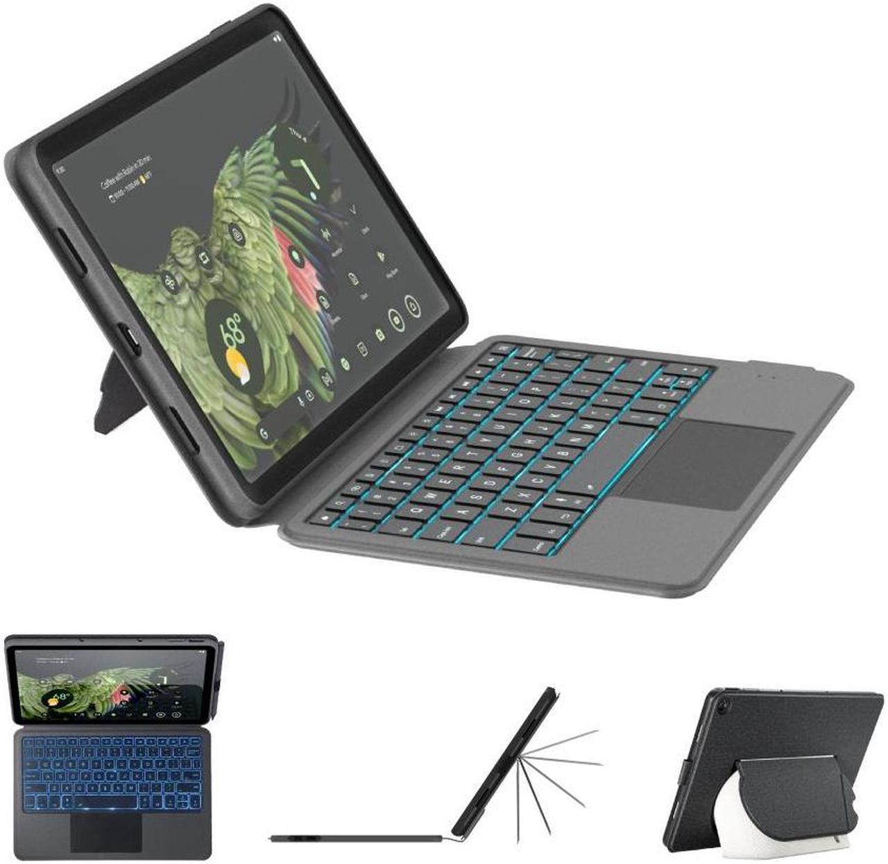 Main image of eiP Magnetix Keyboard Case for Google Pixel Tablet 11 inch (2023), Adjustable Viewing Angle, Detachable, Easy Carry-on, Protective Cover Compatible with Charging Speaker Dock, 7 Backlight Color