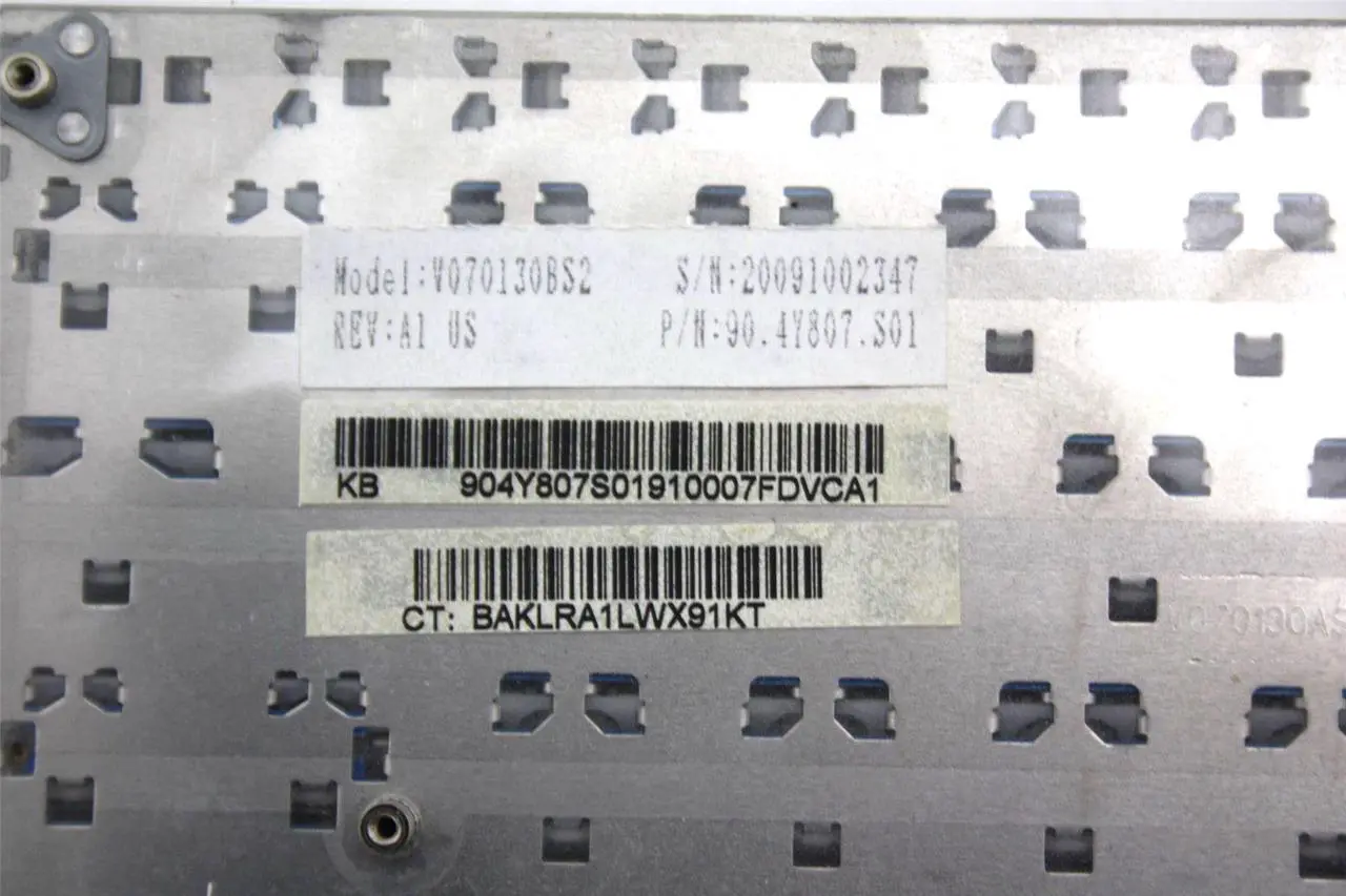 Alt view image 2 of 2 - Genuine HP Elitebook 2730p Laptop Keyboard V070130BS2 90.4Y807.S01 501493-001