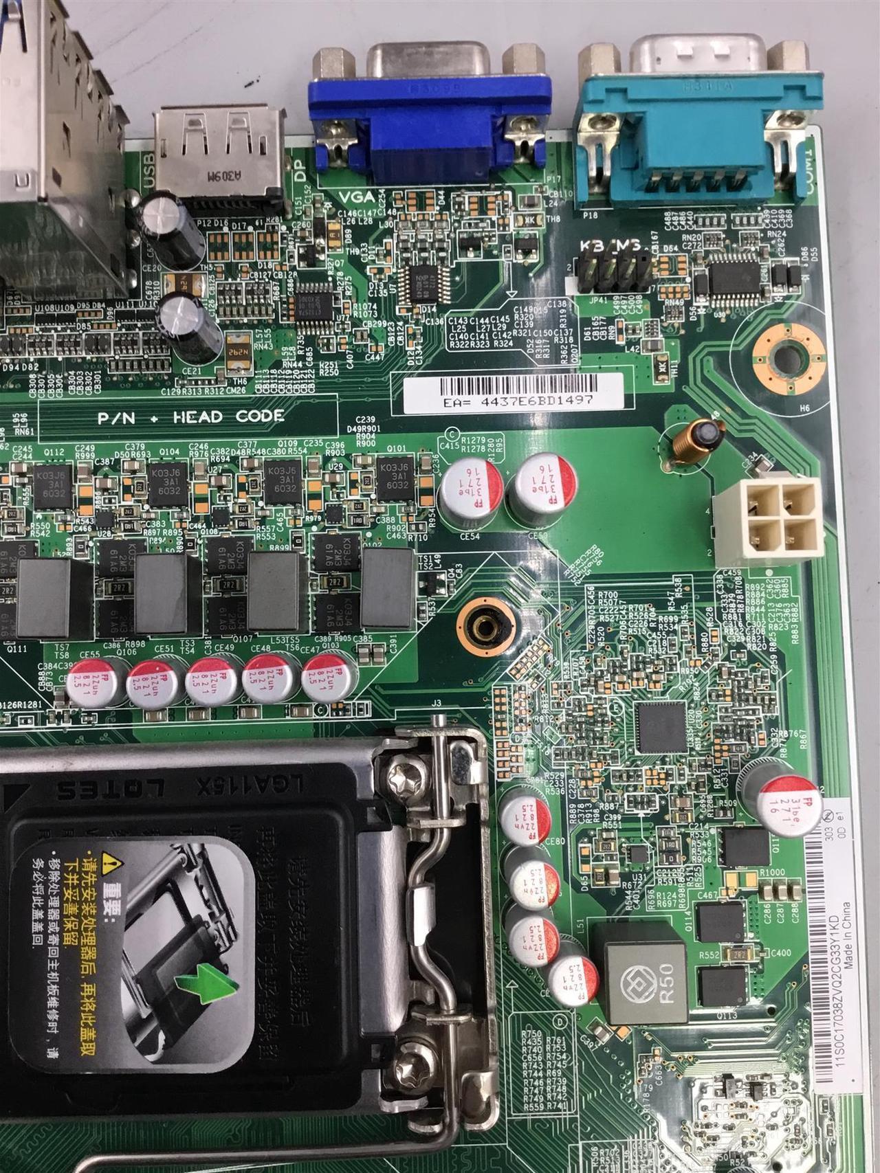 Alt view image 4 of 5 - Lenovo ThinkCentre M92p Desktop Motherboard 4437E6B 11S0C17038ZVQ2CG