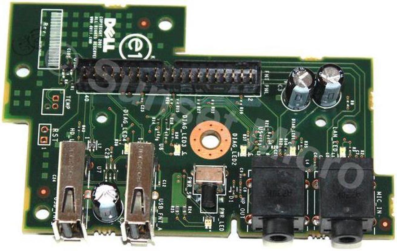 Main image of Dell Optiplex 330, 755, 760 Desktop Audio USB I/O Panel HU390