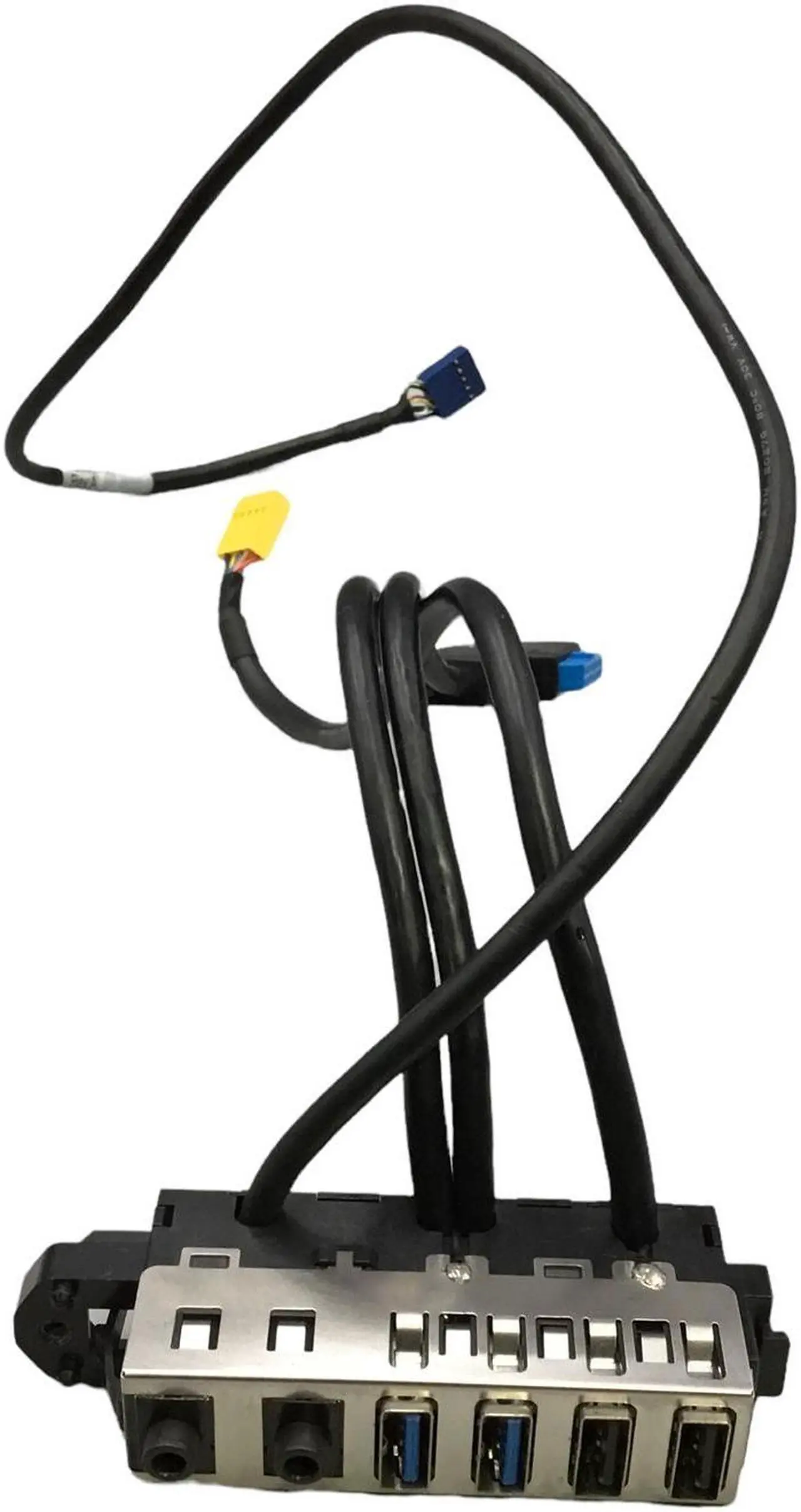 Alt view image 2 of 5 - HP ProDesk 400 G1 SFF Front USB / Audio IO Panel With Cables 730361-001