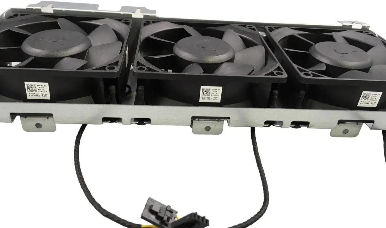 Alt view image 3 of 6 - Dell Precision T5810 T7810 T3610 T3600 Front 3 Fan Assembly 4-PiN PULL 1B3365H00