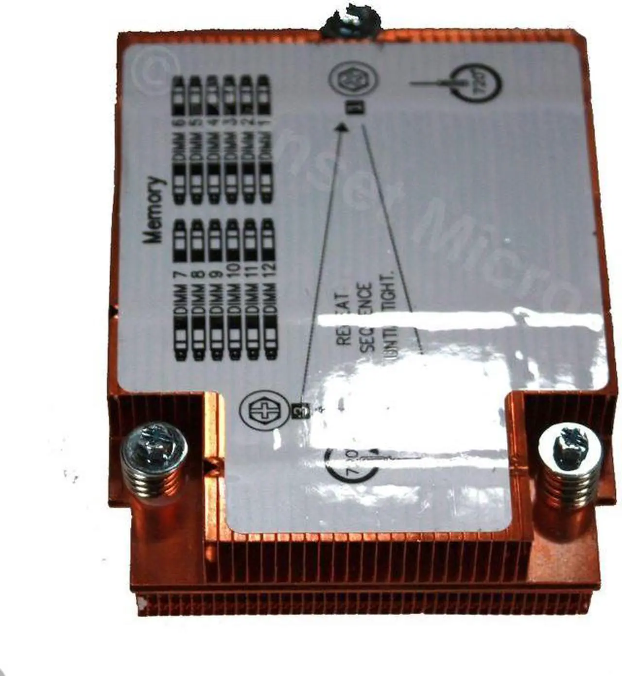 Main image of IBM Bladecenter HS22, 7870 CPU Heatsink 46C3545 49Y0659