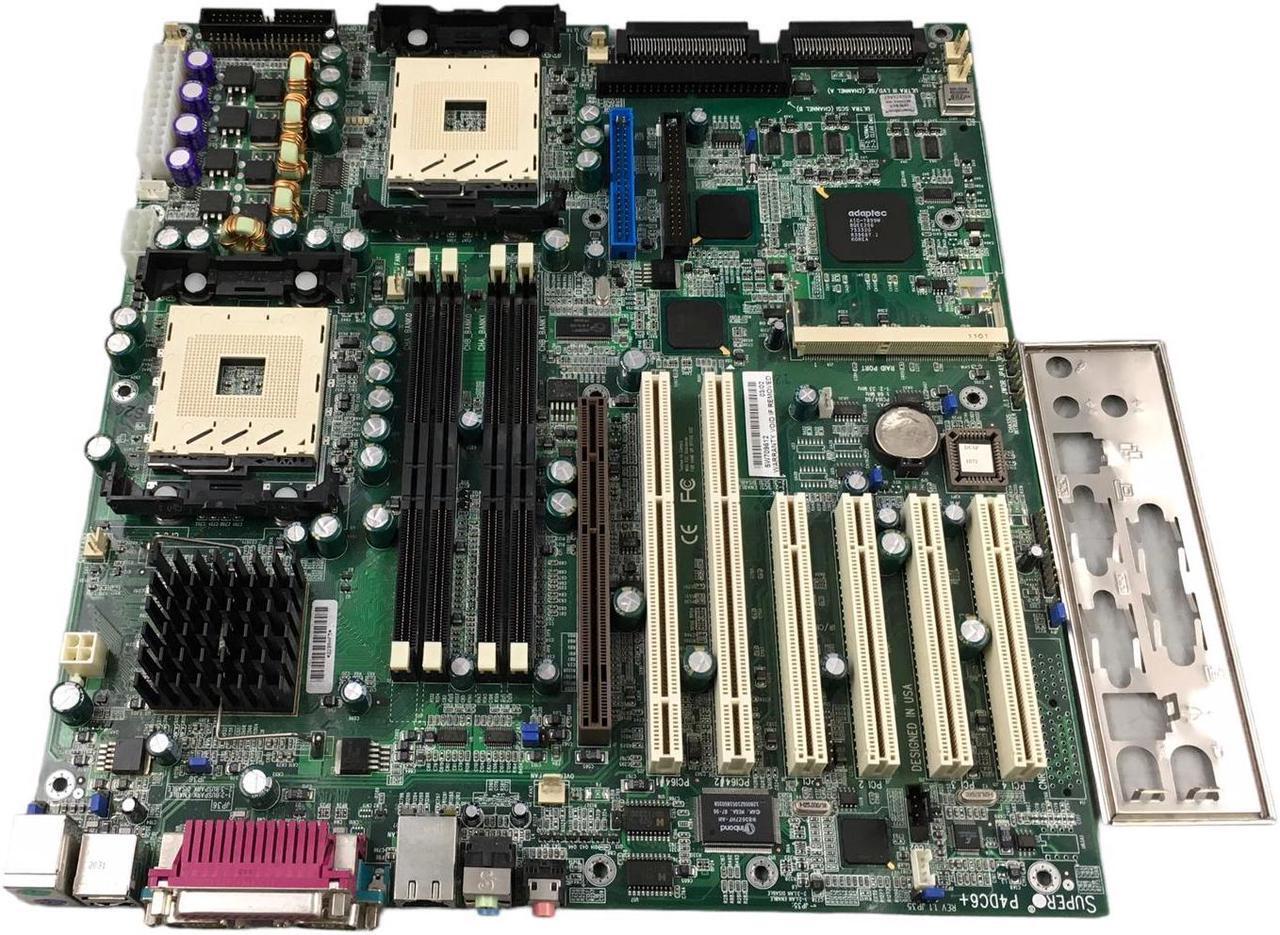 Alt view image 2 of 5 - SUPER P4DC6 + server motherboard, REV 1.1