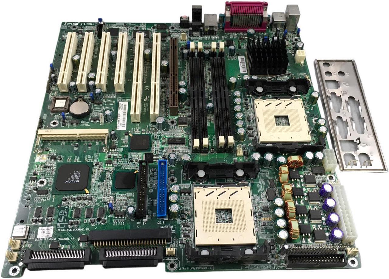 Alt view image 4 of 5 - SUPER P4DC6 + server motherboard, REV 1.1