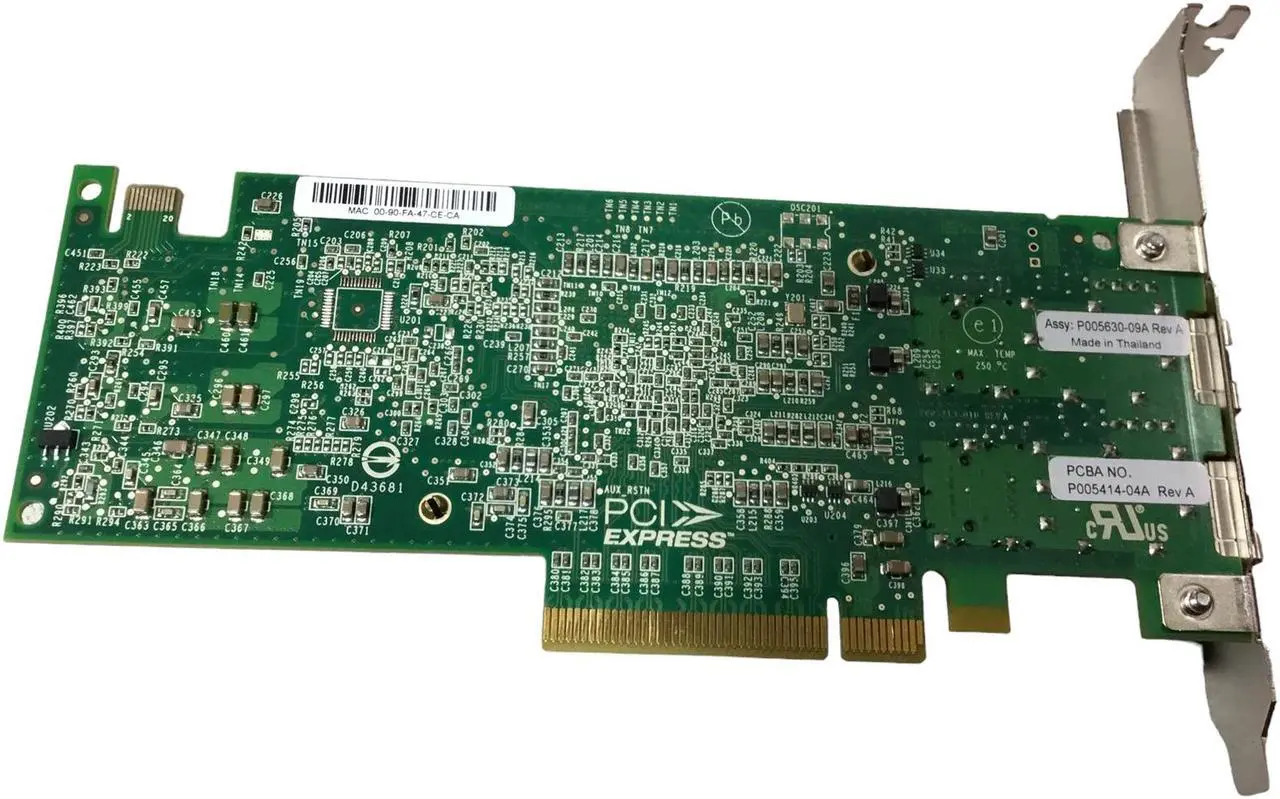 Alt view image 3 of 4 - IBM 95Y3766 Emulex Dual Port 10GbE Fibre Channel Adapter Card High profile