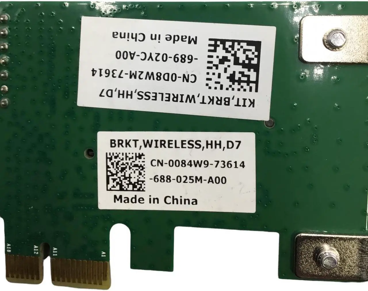 Alt view image 3 of 6 - D8W2M DELL PRECISION 3420 WIRELESS HH D7 NETWORK CARD 084W9
