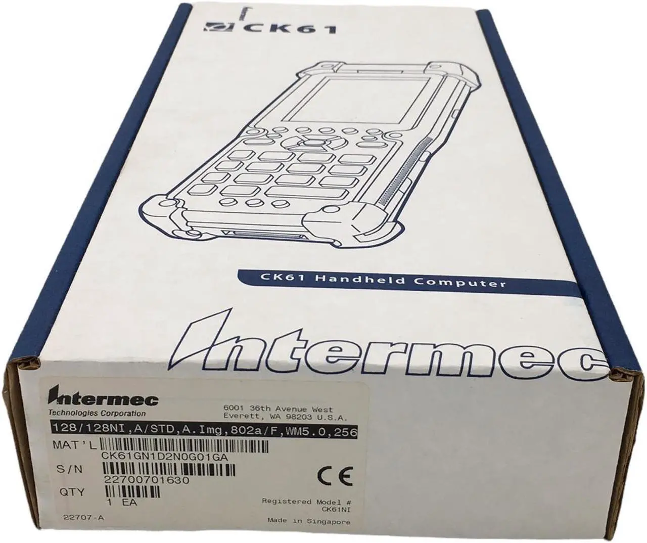 Alt view image 2 of 3 - Intermec CK61NI Windows Mobile Computer Barcode Scanner