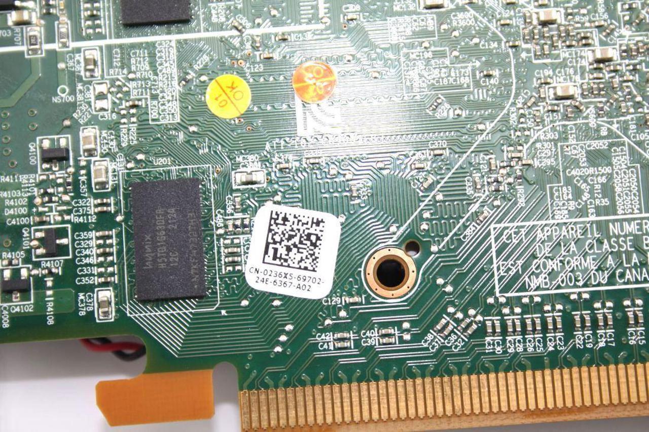 Alt view image 2 of 3 - AMD Radeon High Profile DVI Graphics Card HD 6350 512MB PCie DMS-59 236X5 0236X5