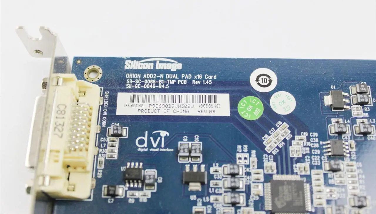 Alt view image 5 of 5 - Silicon Image Orion ADD2-N Dual Pad Computer Graphics Video Card 398333-001 359301-003