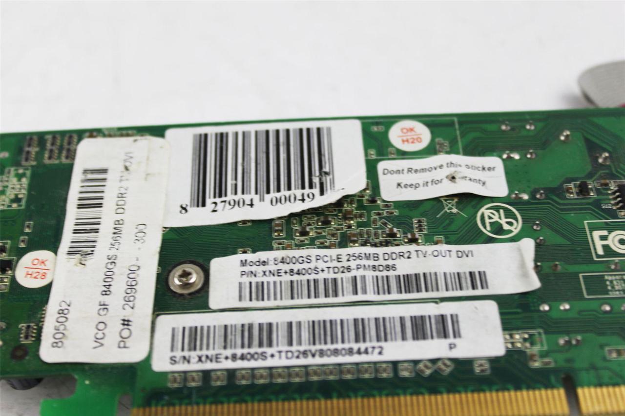 Alt view image 4 of 5 - Palit 8400GS Graphics Card High Profile 256MB DDR2 XNE+8400S+TD26-PM8D86