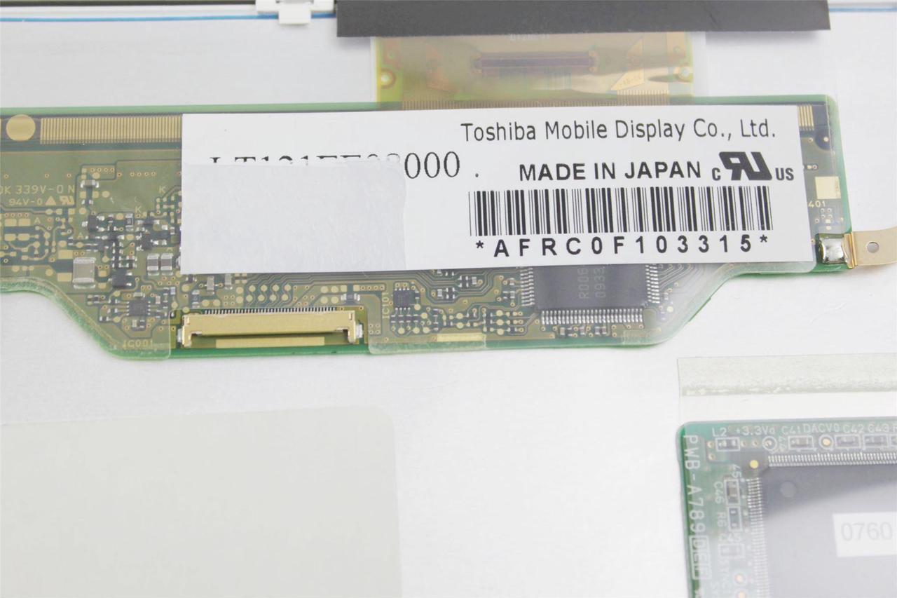 Alt view image 2 of 5 - IBM Lenovo ThinkPad X200 X201 Tablet Laptop SU5E-12W13AS-07X 12.1" WXGA LCD Display Screen Panel 27R2491 13N7297 54.25021.061 0HM001573 LT121EE08000