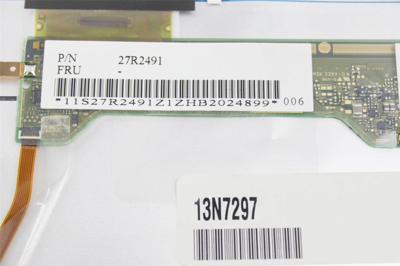 Alt view image 3 of 5 - IBM Lenovo ThinkPad X200 X201 Tablet Laptop SU5E-12W13AS-07X 12.1" WXGA LCD Display Screen Panel 27R2491 13N7297 54.25021.061 0HM001573 LT121EE08000