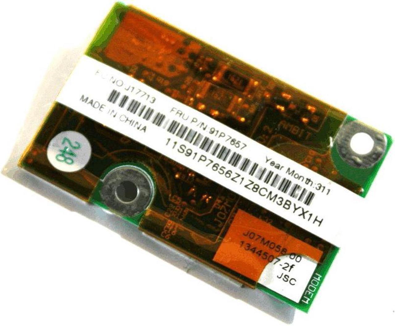 Main image of IBM Lenovo ThinkPad T30 T30P T40 T41 T42 T43 X31 R40 56K Dial Up Laptop Modem Board 91P7657