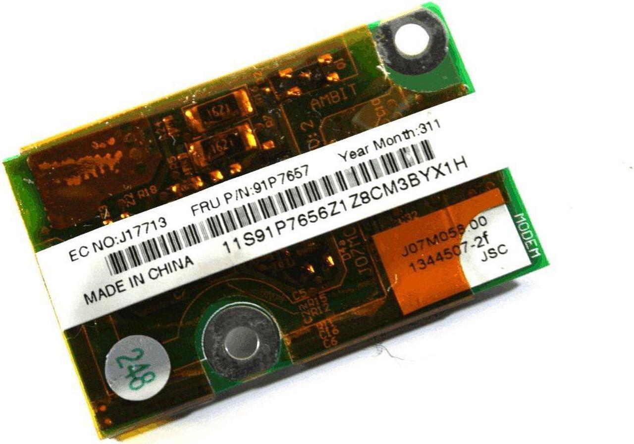 Alt view image 2 of 3 - IBM Lenovo ThinkPad T30 T30P T40 T41 T42 T43 X31 R40 56K Dial Up Laptop Modem Board 91P7657