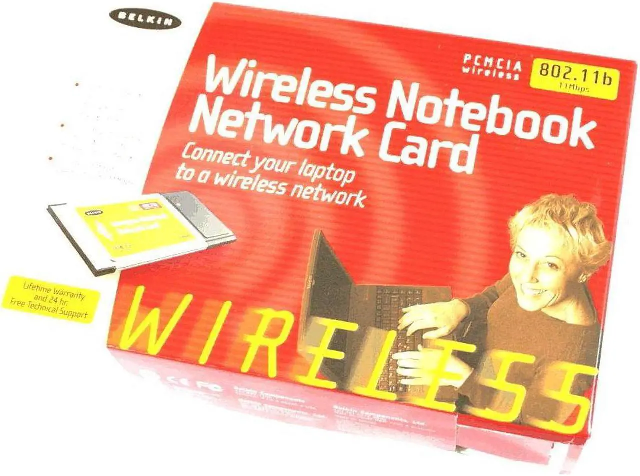 Main image of Belkin Notebook Wireless Card Laptop NEW 802.11b