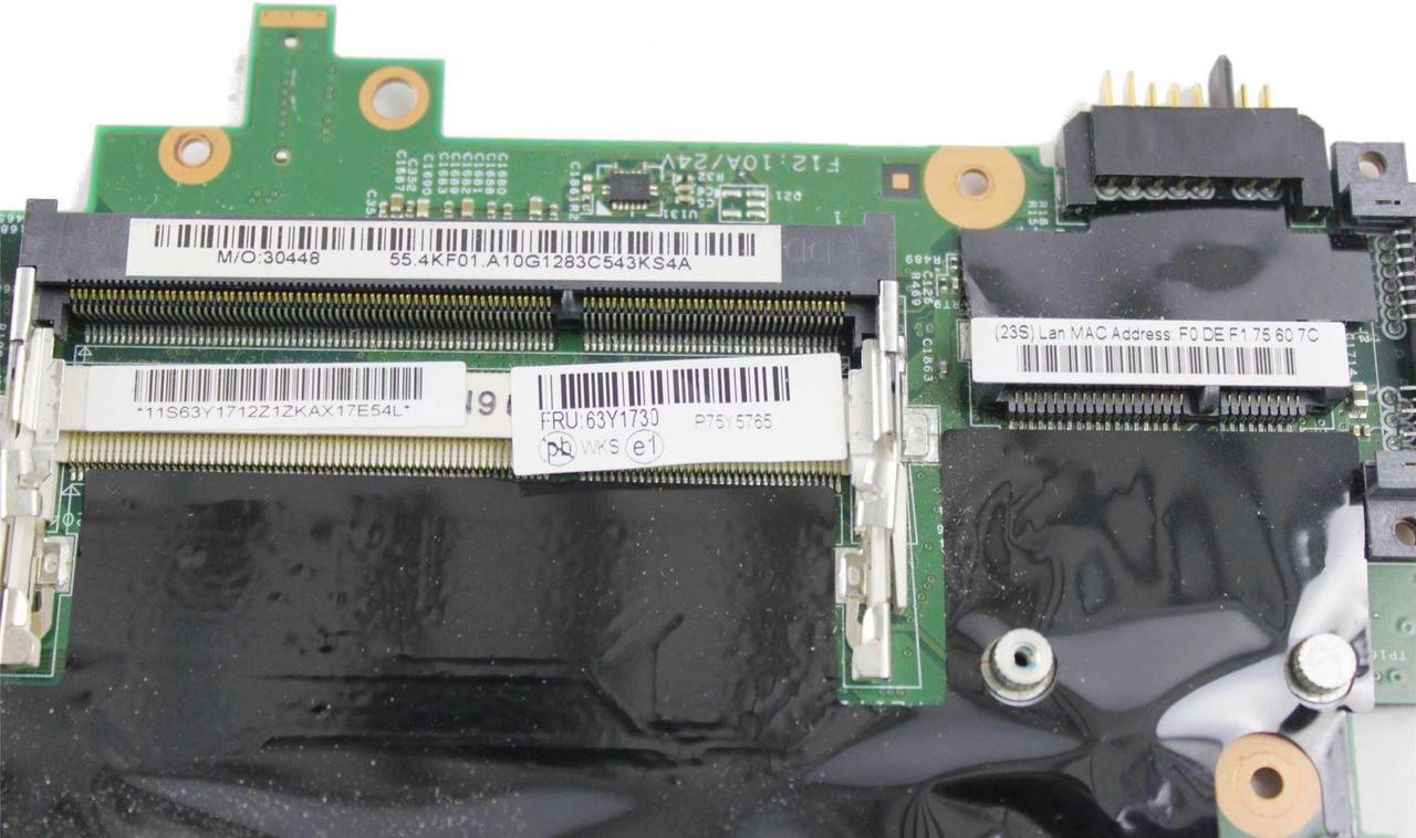 Alt view image 5 of 7 - IBM Lenovo ThinkPad T420s Laptop Intel Motherboard 04W2002 63Y1730 63Y1712 75Y5765 48.4KF58.041 55.4KF01.A10 04W1712 60.4KF13.001