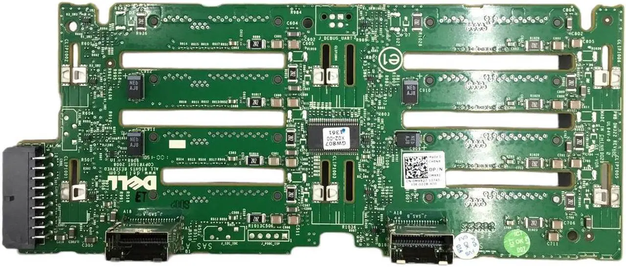 Alt view image 2 of 4 - Dell PowerEdge R710 2.5X8 SAS Backplane 0MX827