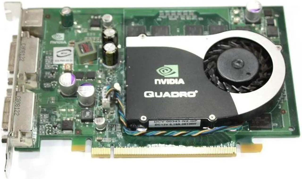 Alt view image 2 of 4 - Dell Nvidia Quadro FX1700 512MB PCI Video Card 0RN034