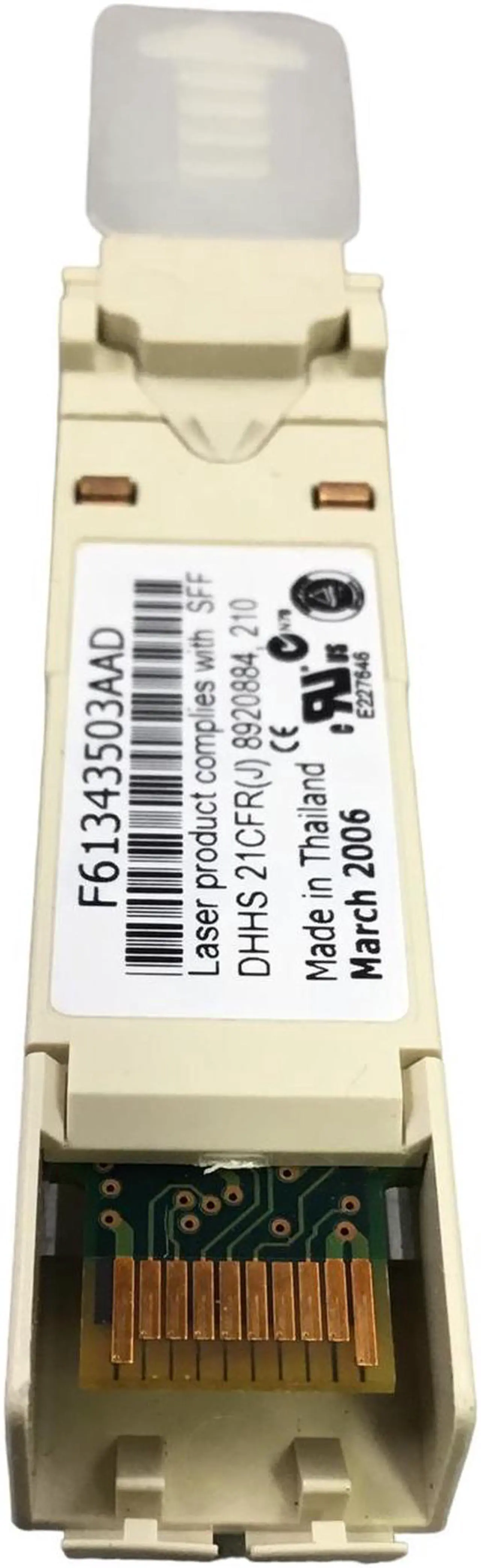 Alt view image 4 of 5 - JDS Uniphase SFP Optical Transceiver 52P6537