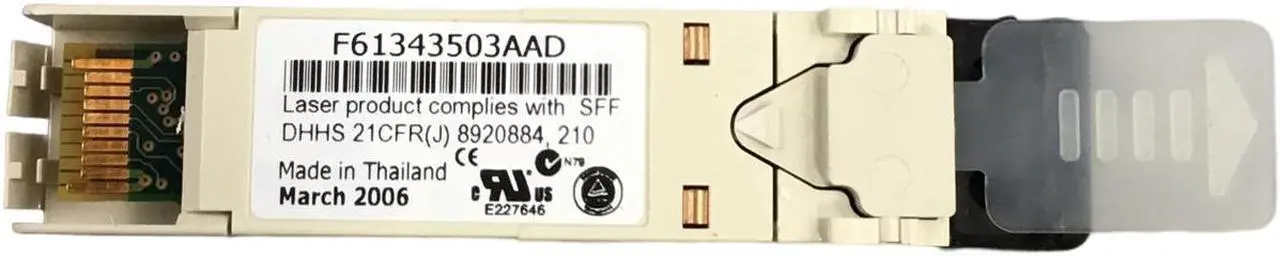 Alt view image 2 of 5 - JDS Uniphase SFP Optical Transceiver 52P6537