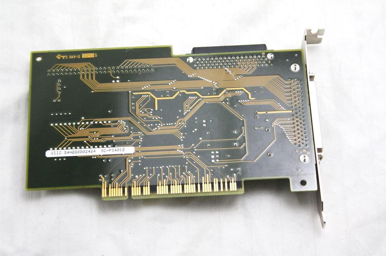 Alt view image 2 of 3 - SIIG UW High Profile SCSI Adapter Controller Card SC-PS4012