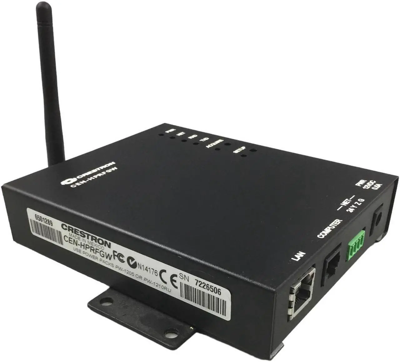 Alt view image 3 of 4 - Crestron Cen-Hprfgw Extended Range RF Wireless Gateway With Antenna