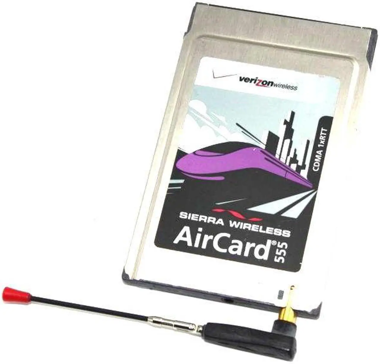 Main image of Verizon Sierra Wireless AirCard 555 Wireless Network Card CDMA 1xRTT W/ Antenna Card Only 1200277