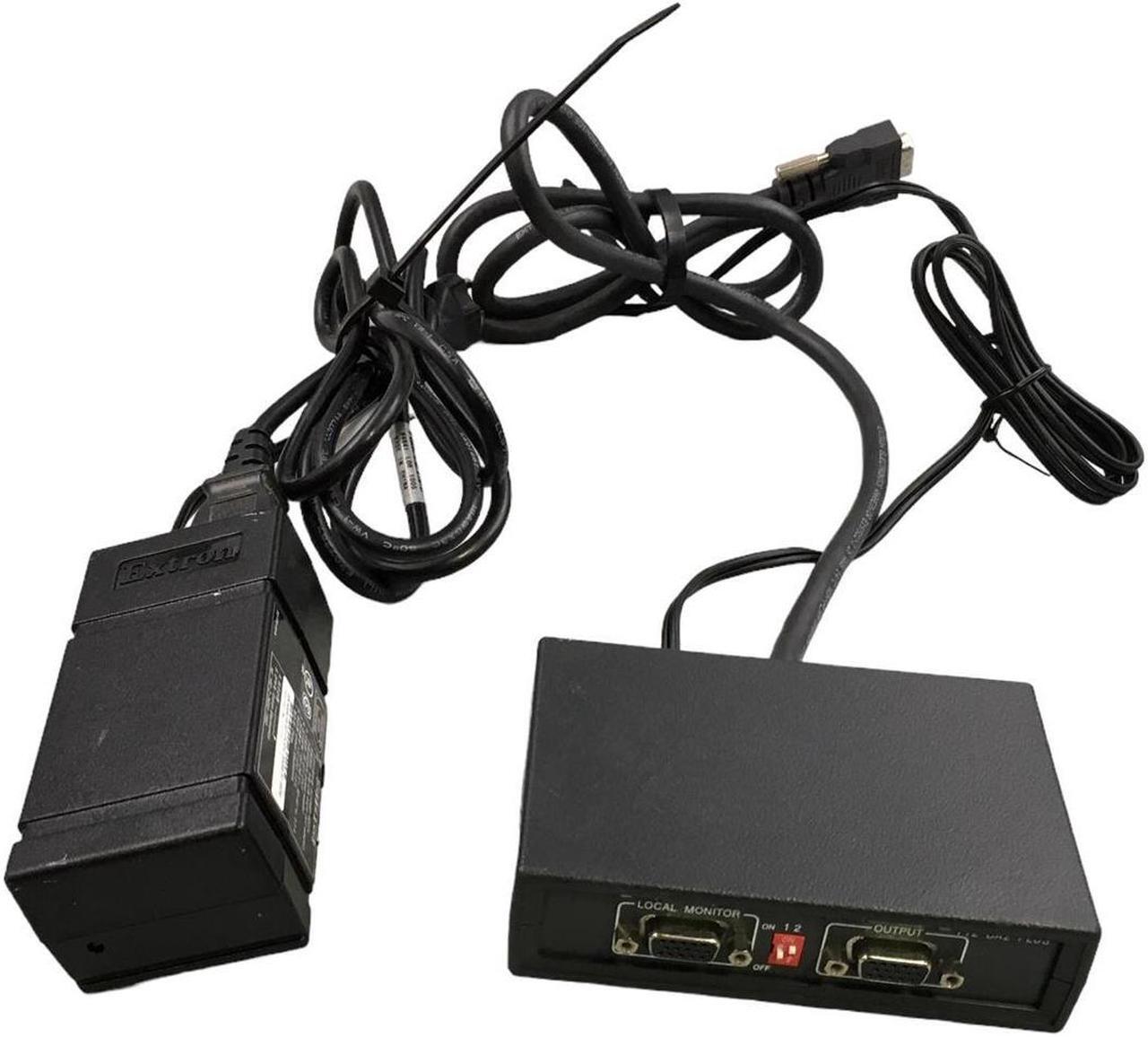 Alt view image 7 of 7 - Extron P/2 DA2 PLUS Dual Output VGA/DVI Distribution Amplifier Splitter Amp