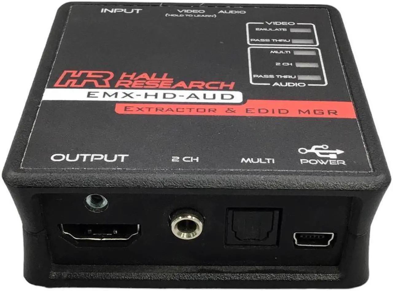 Alt view image 4 of 4 - Hall Research EMX-HD-AUD HDMI Audio Extractor