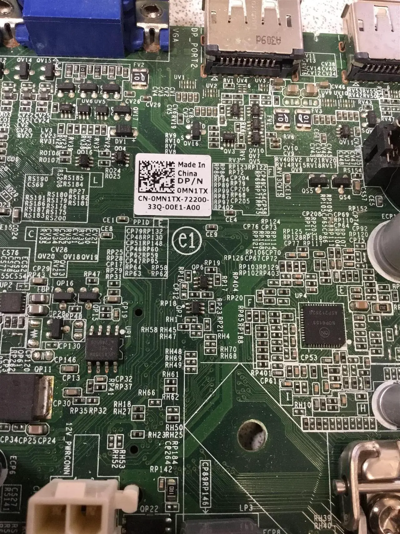 Alt view image 7 of 7 - Dell Optiplex 7010 USFF Motherboard LGA 1155 MN1TX 0MN1TX
