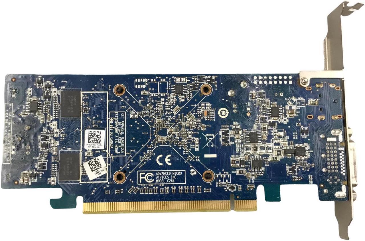 Alt view image 3 of 4 - Dell AMD Radeon HD 6450 High-Profile Graphics Card 1GB GDDR3 02C7NH