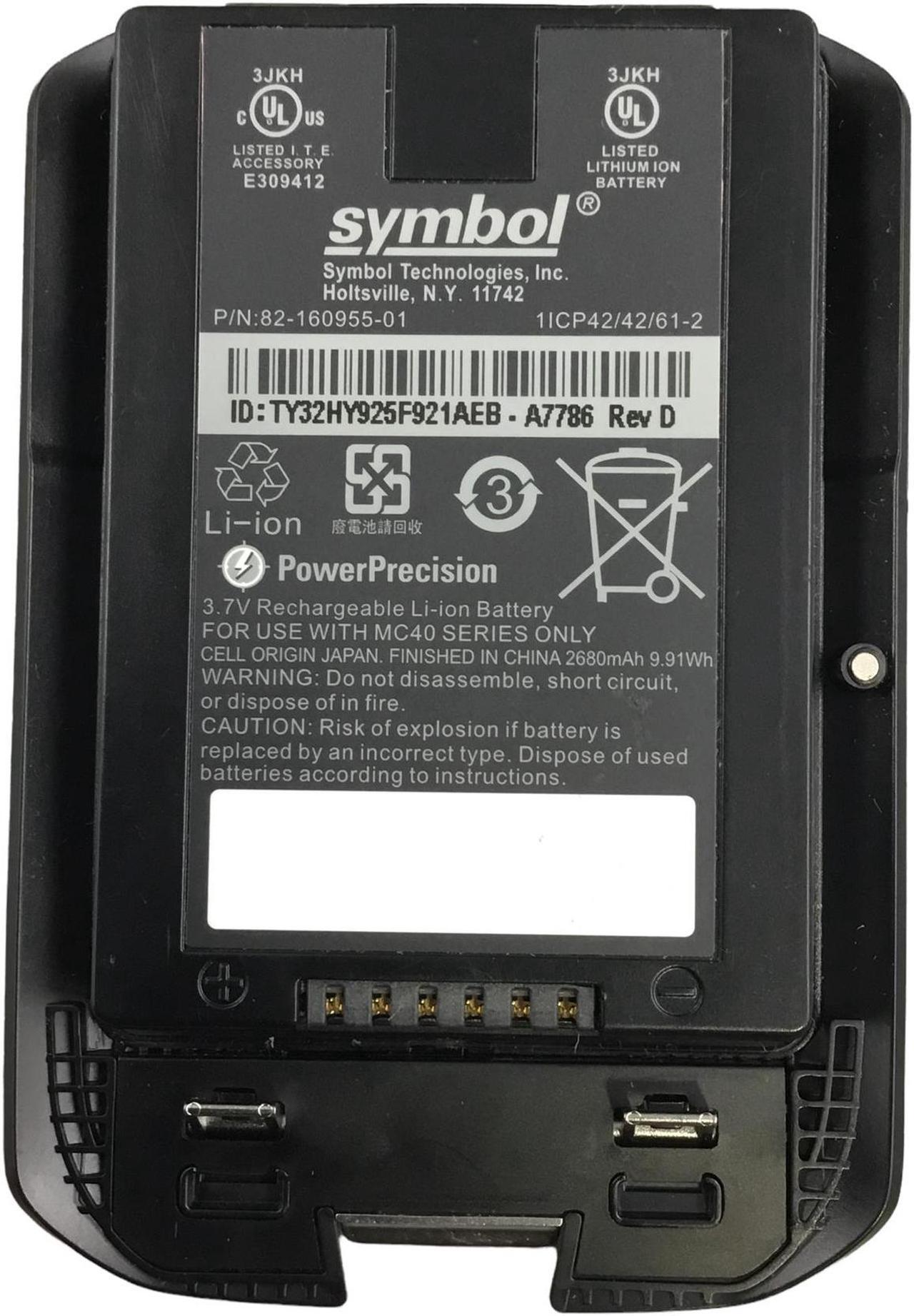 Alt view image 2 of 3 - Symbol Motorola MC40 Scanner Battery 82-160955-01