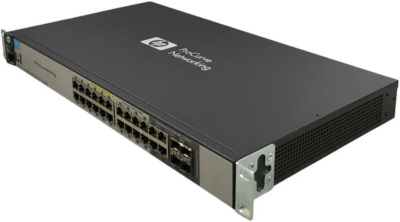 Alt view image 6 of 7 - HP ProCurve Networking J9299A 2520G-24-PoE 24 Port PoE Gigabit Switch