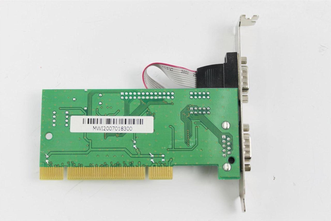 Alt view image 3 of 3 - Star-Tech 5232 V1.1 Dual RS-232 Serial Port High Profile PCI Adapter Card WMI2007018300