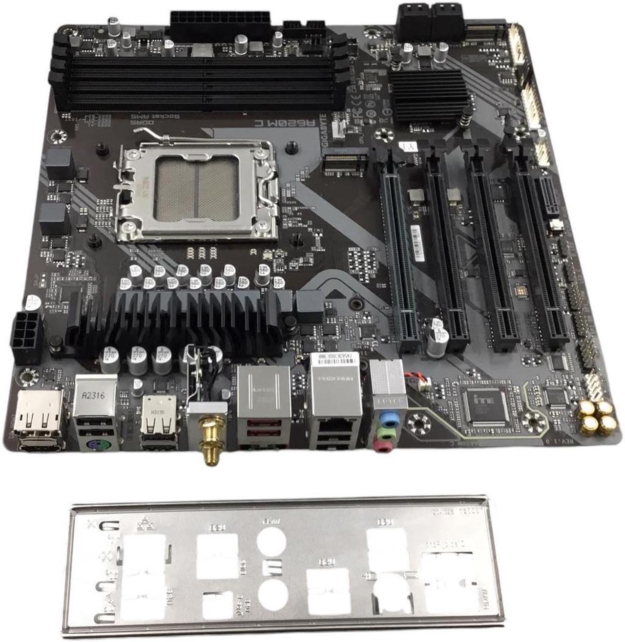 Alt view image 6 of 7 - GIGABYTE A620M C DDR5 Socket AM5 w/Shield, Motherboard