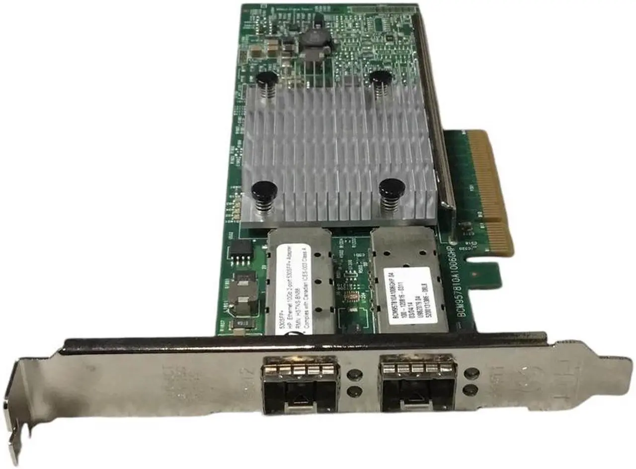 Alt view image 3 of 7 - HP 530SFP+ 10GB Dual Port SFP+ PCIe Ethernet Adapter 656244-001 652501-001