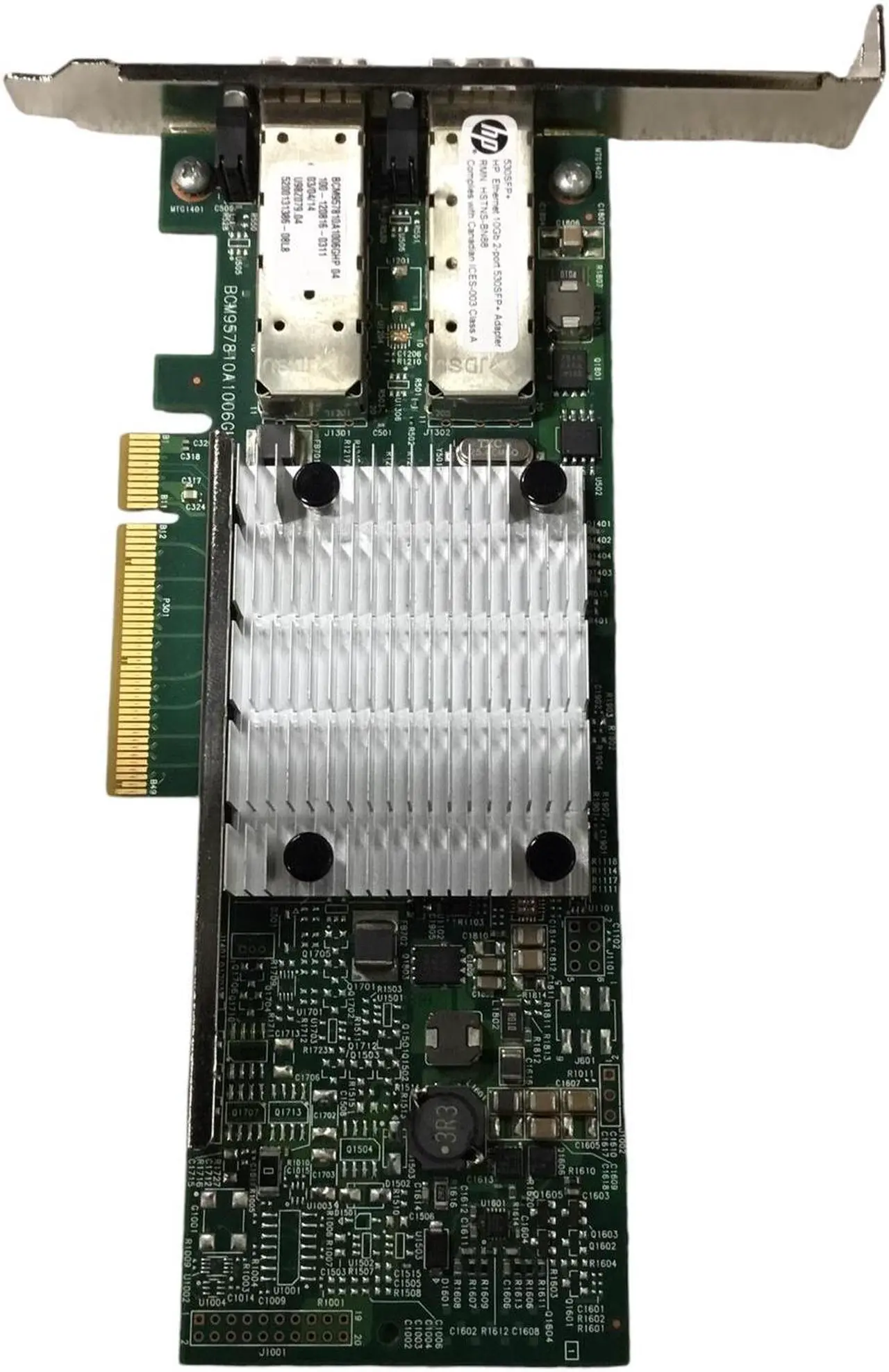 Alt view image 4 of 7 - HP 530SFP+ 10GB Dual Port SFP+ PCIe Ethernet Adapter 656244-001 652501-001