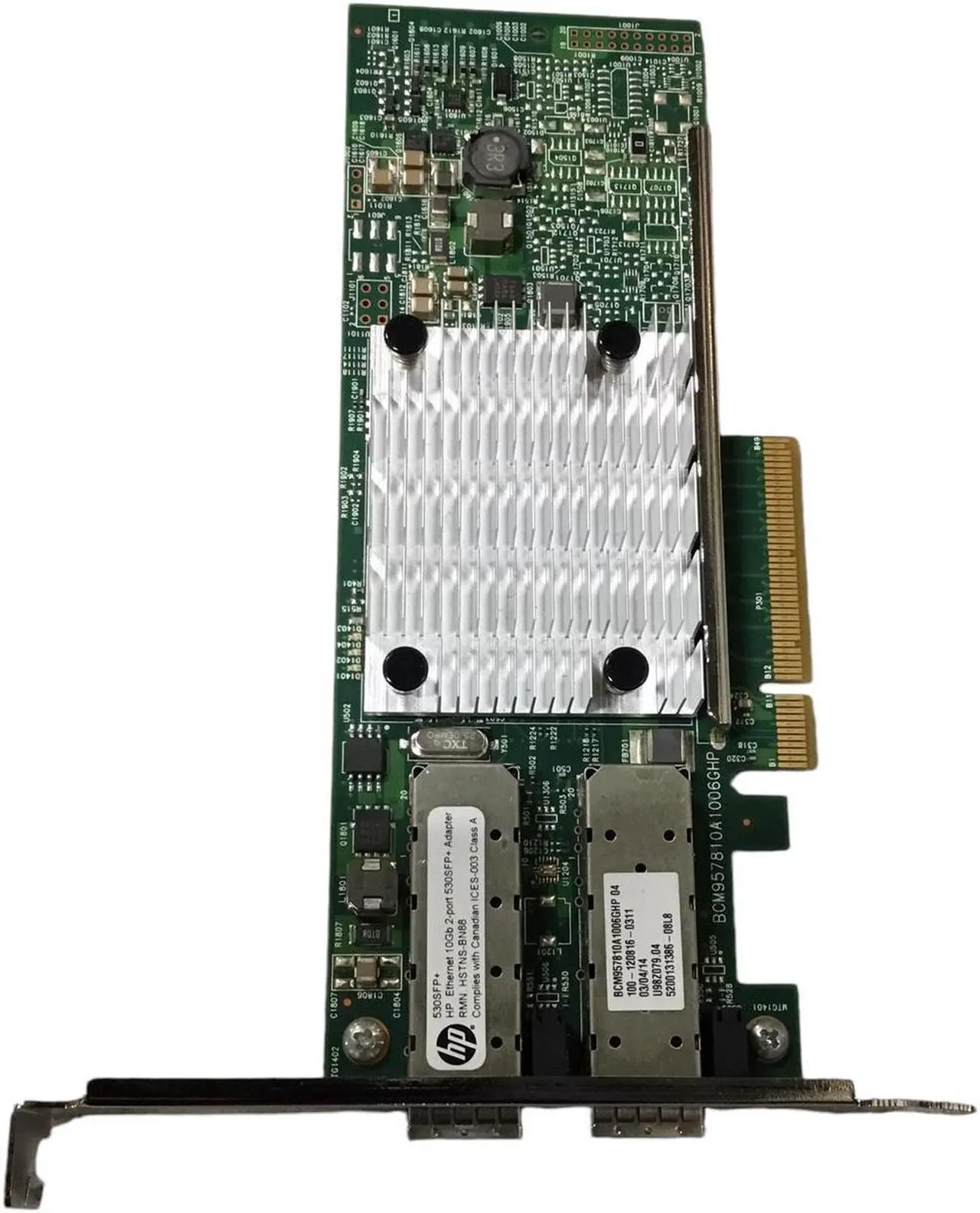 Alt view image 7 of 7 - HP 530SFP+ 10GB Dual Port SFP+ PCIe Ethernet Adapter 656244-001 652501-001
