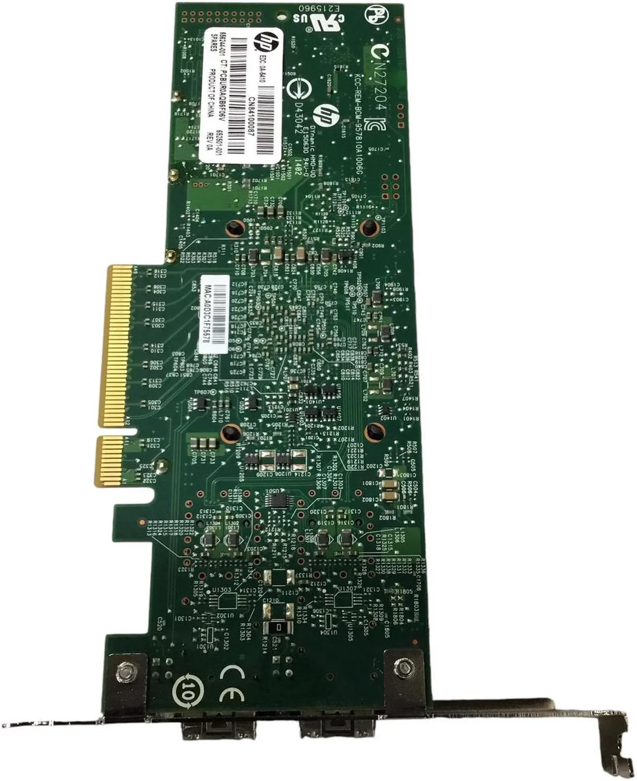 Alt view image 6 of 7 - HP 530SFP+ 10GB Dual Port SFP+ PCIe Ethernet Adapter 656244-001 652501-001